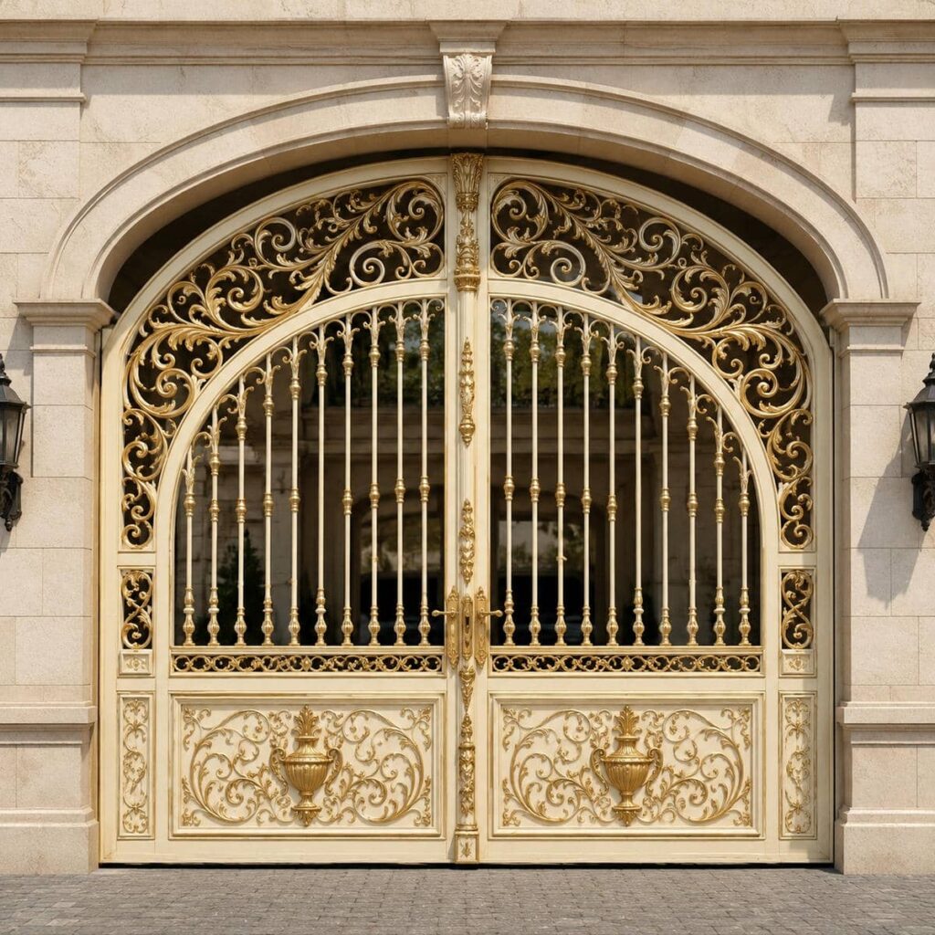 سفارش درب پارکینگ ریلی ریل زمینی بر اساس ابعاد