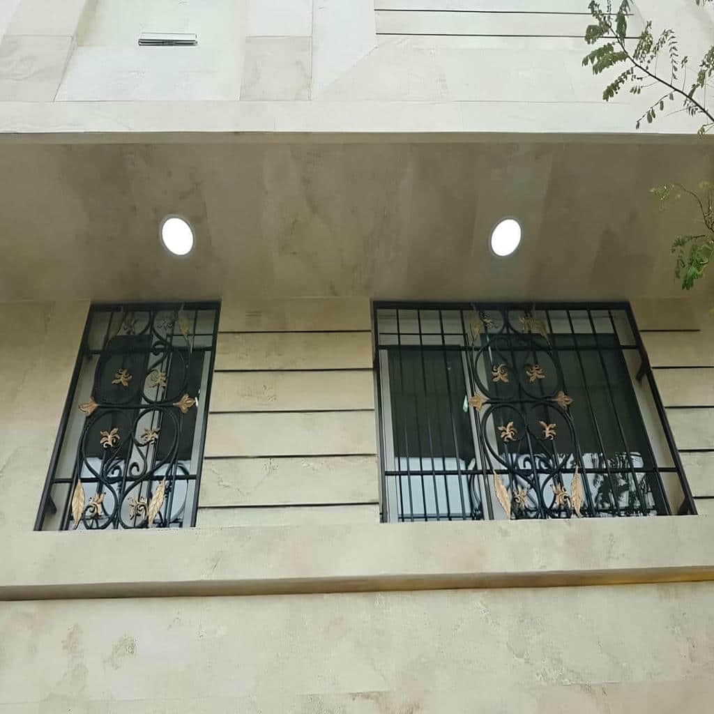 سفارش حفاظ پنجره رنگی کوره ای شبکه هندسی