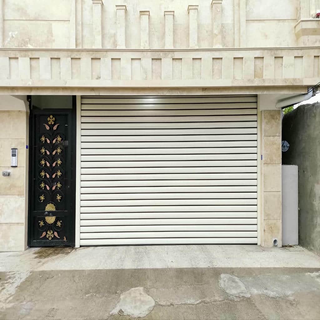 خرید کرکره برقی پارکینگ با موتور توبولار