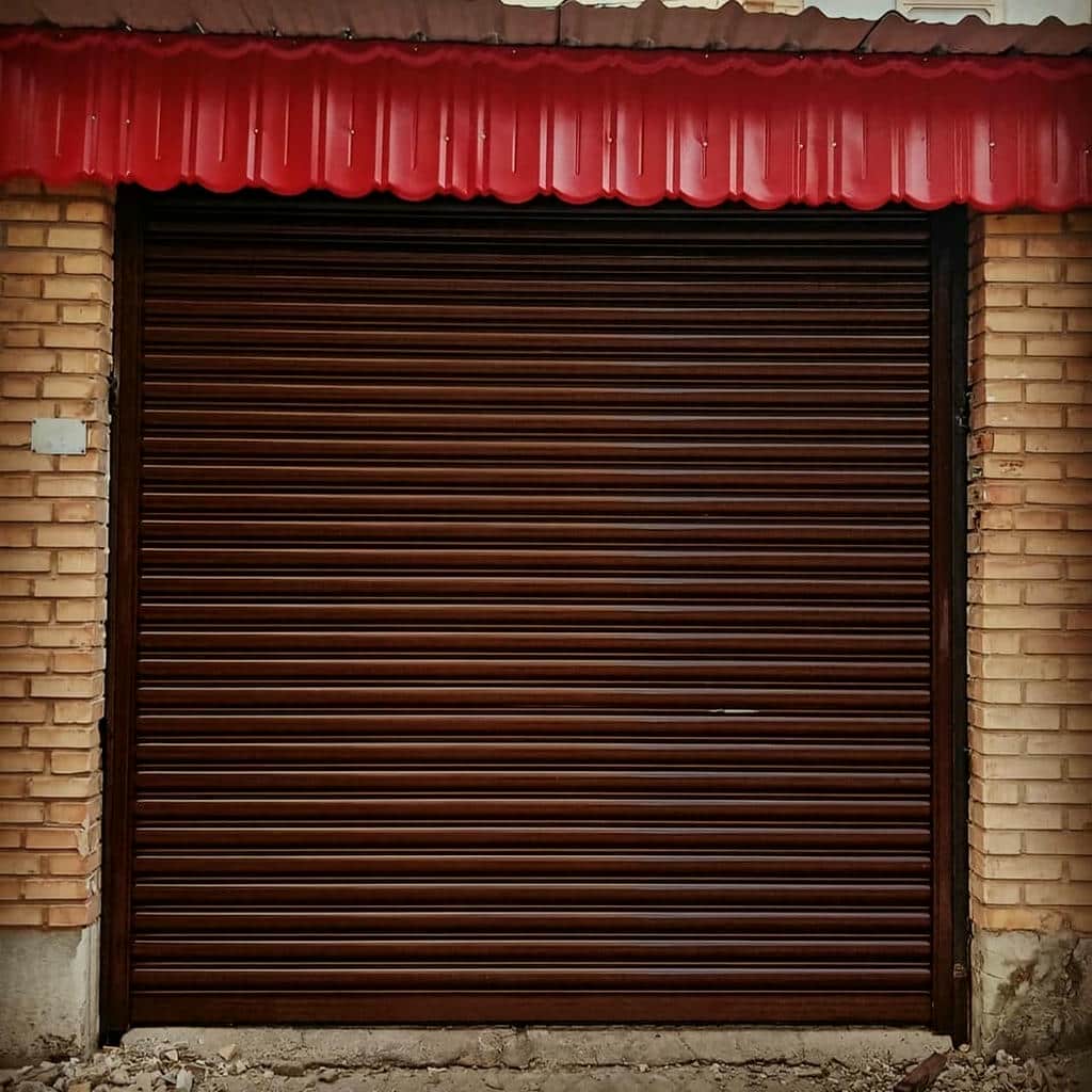 ساخت کرکره برقی مدرن نمای تجاری با طرح سفارشی