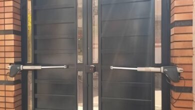 7 مدل درب اتوماتیک ریلی حیاط
