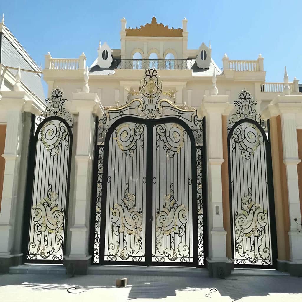 تولید درب پارکینگ ساده پروفیلی با خطوط افقی تولید درب پارکینگ ساده پروفیلی با خطوط افقی
