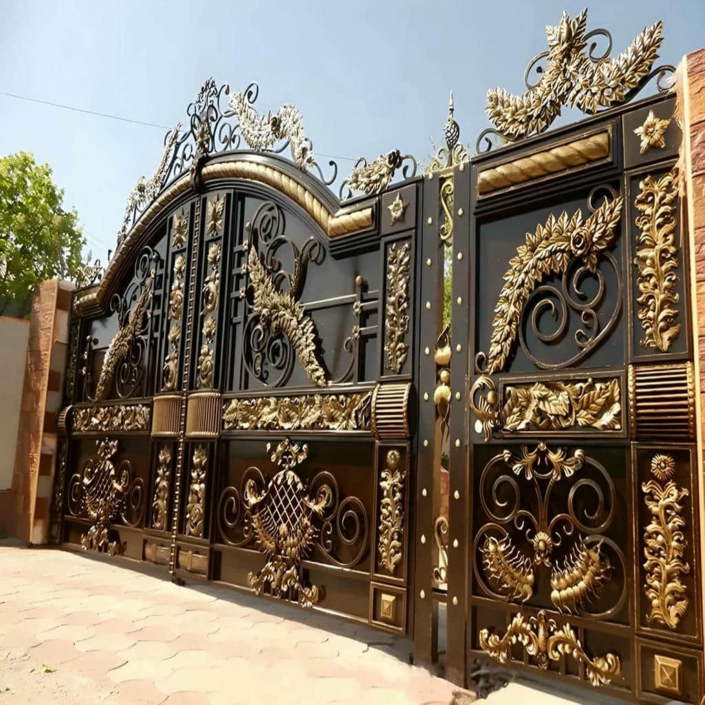 سفارش درب ویلایی آهنی ضد زنگ متناسب با نما