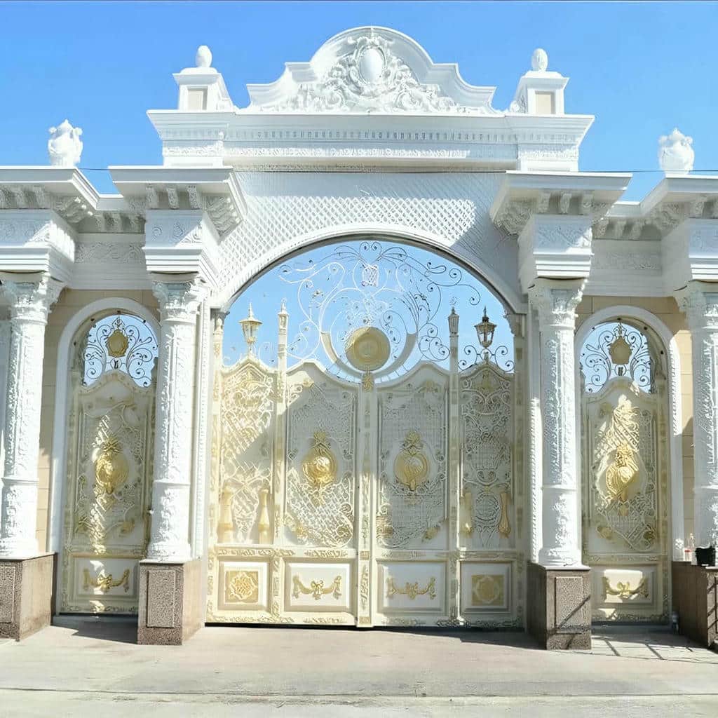 اجرای درب ویلایی ترموود نما چوب با اتصال پنهان