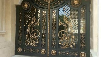 8 مدل درب فلزی لاکچری نمای ویلا