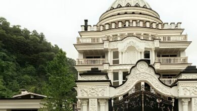 9 مدل درب حیاط برش لیزری هندسی