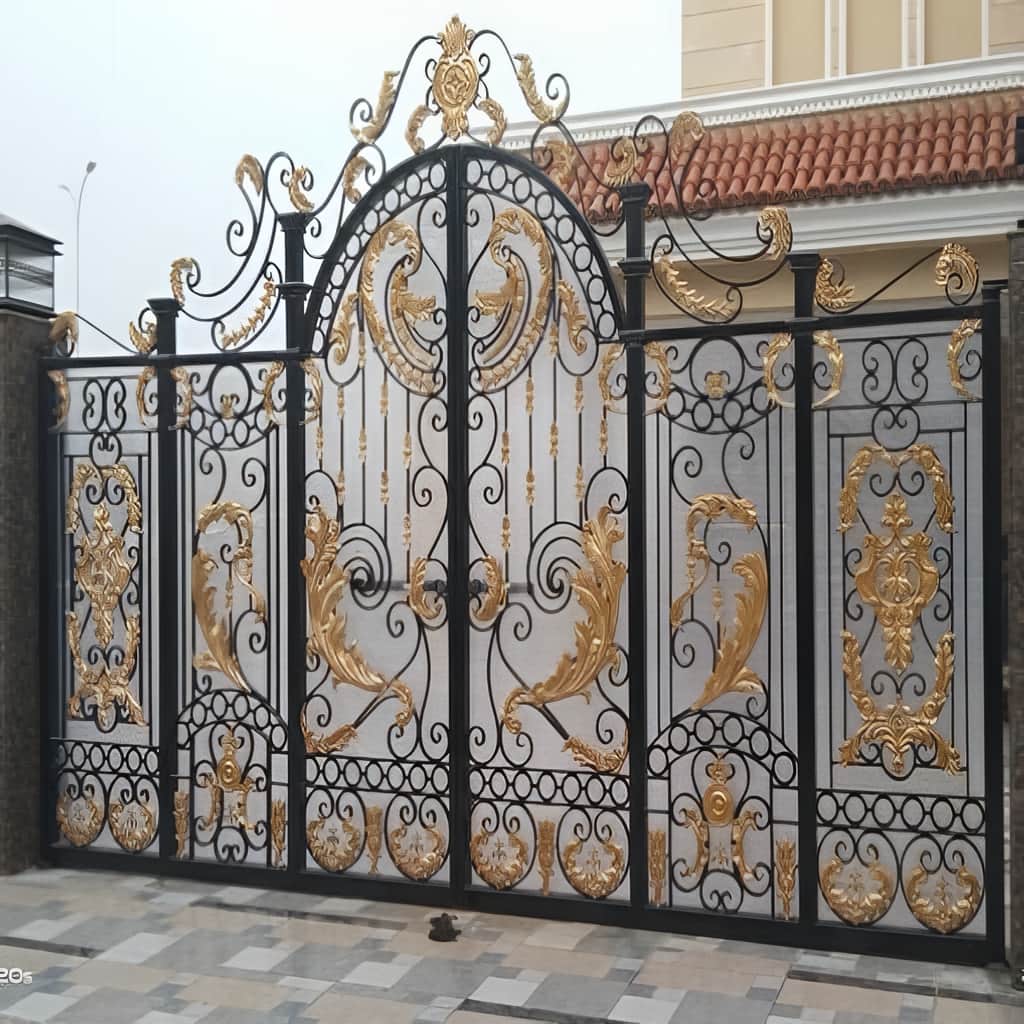 مشاوره انتخاب درب پارکینگ دو لنگه عریض برای نمای مدرن
