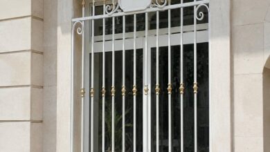 6 مدل حفاظ پنجره قوسی کتیبه دار