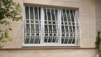 14 مدل حفاظ پنجره ویلایی نمای باغ