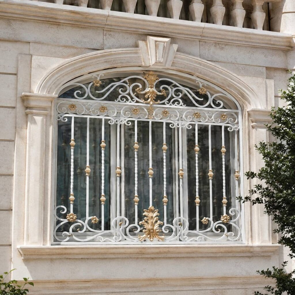 نصب حفاظ پنجره دوجداره ضد سرقت بدون فشار به قاب