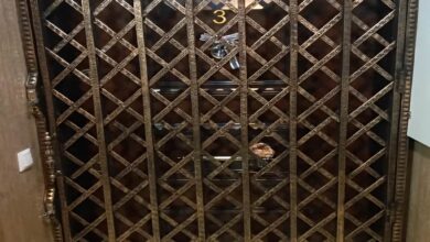6 طرح درب آکاردئونی پنج گل دوبل