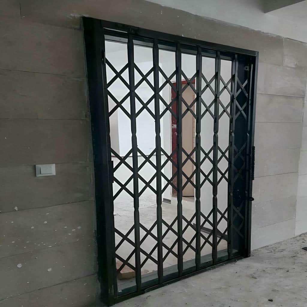 حفاظ آکاردئونی فلزی ورودی