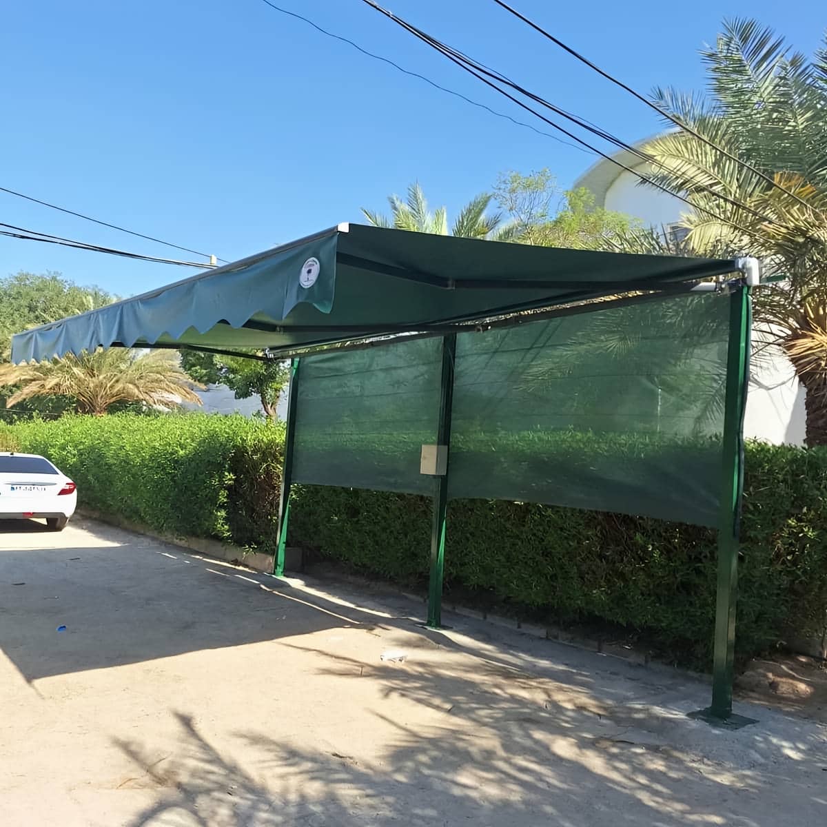 چادر برقی اتوماتیک با پوشش مقاوم