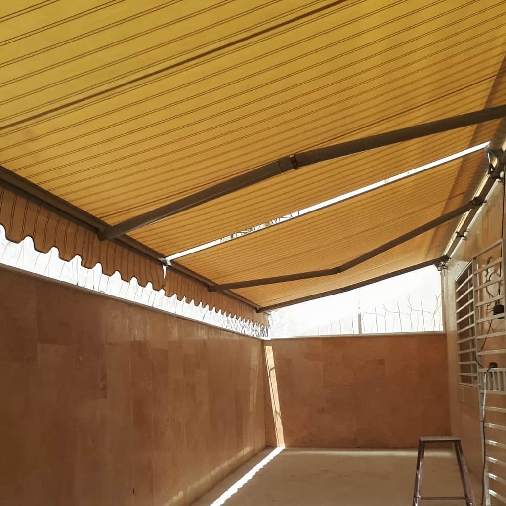 سایبان پارکینگ فلزی مدرن