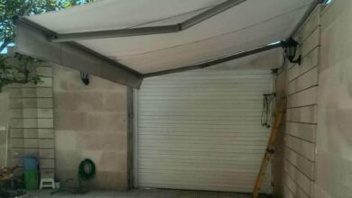 سایبان تراس بازویی مدرن