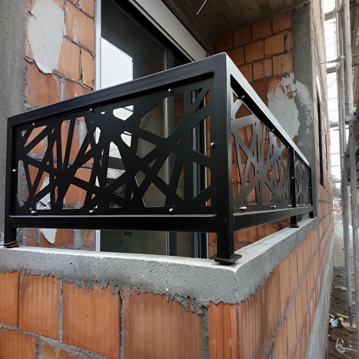 جان پناه بالکن فلزی مدرن