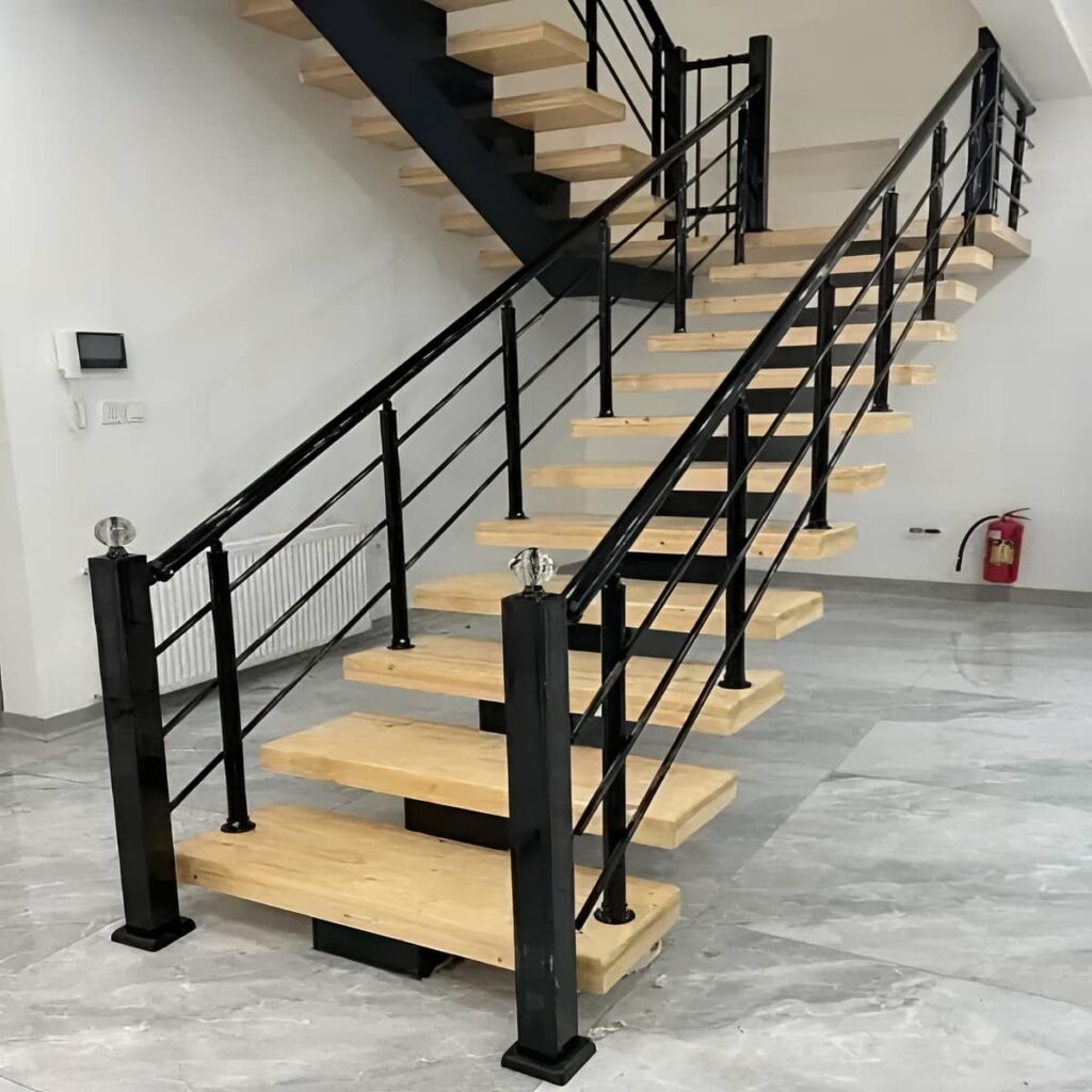 هندریل استیل ورودی ساختمان
